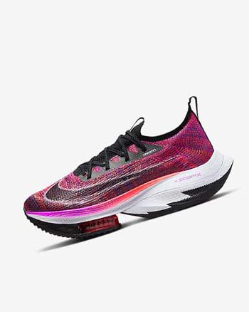 Nike Air Zoom Alphafly NEXT% Flyknit Morados Rojos Negros Negros | MX 5384
